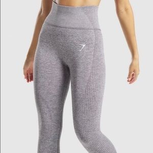 Gymshark - Vital Seamless Leggings - Smokey Grey Mark - Small